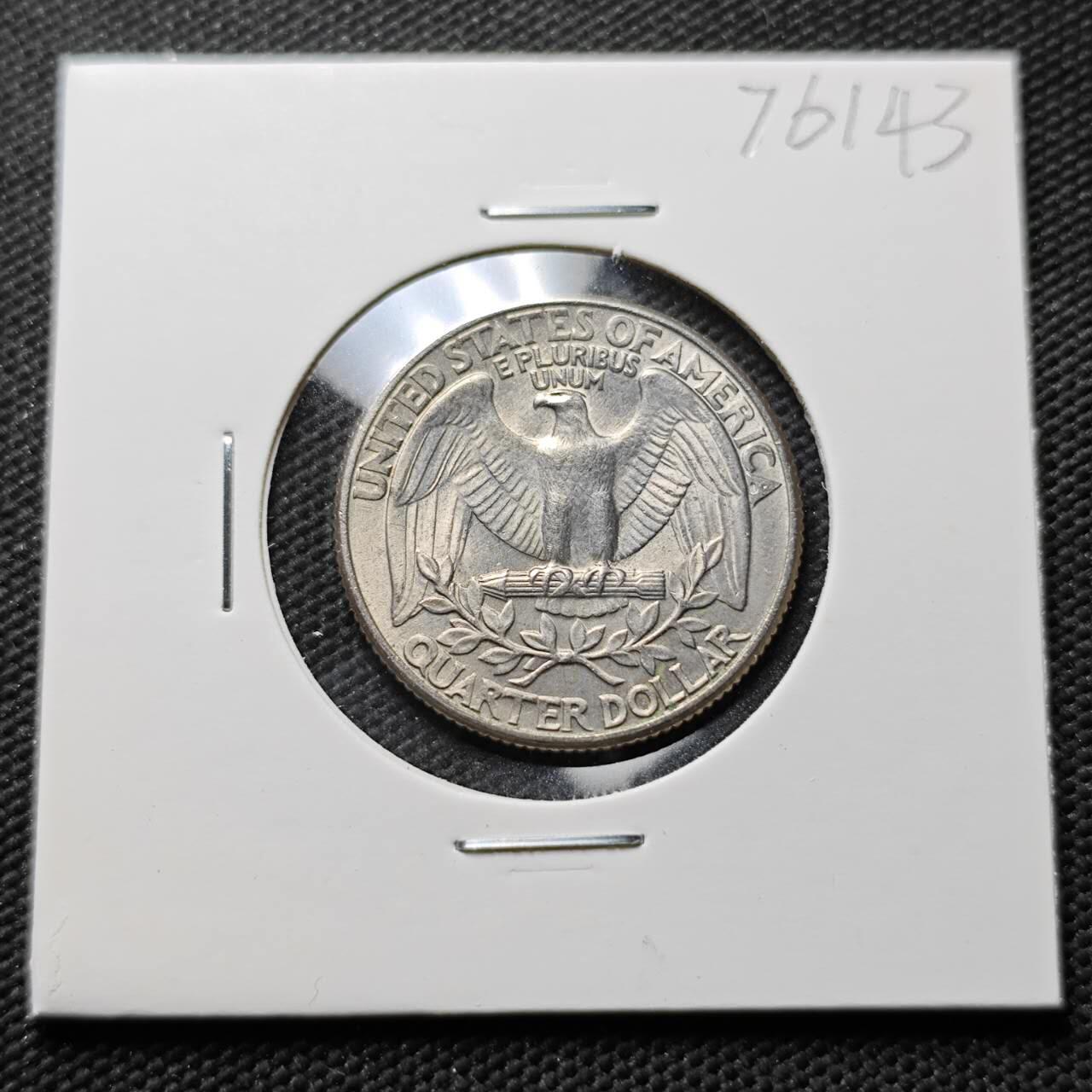 KK钱币收藏小铺 第376期  2月预留时间 周末发货 1977 美国25分 好品