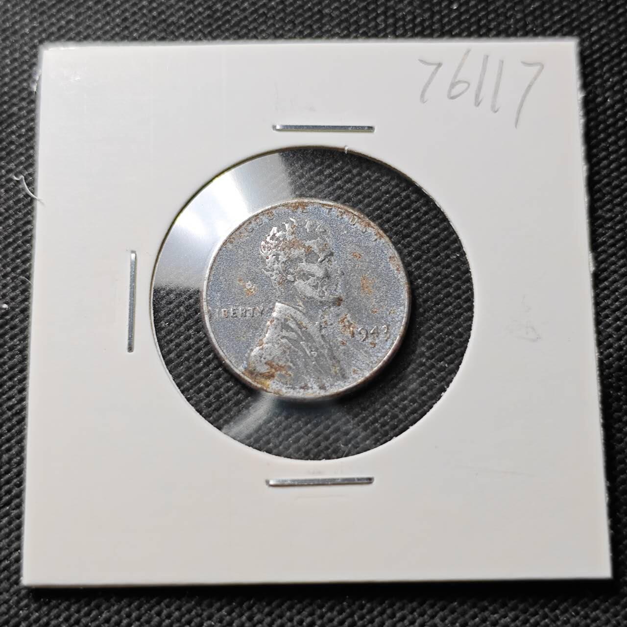 KK钱币收藏小铺 第376期  2月预留时间 周末发货  1943美国1分铁币