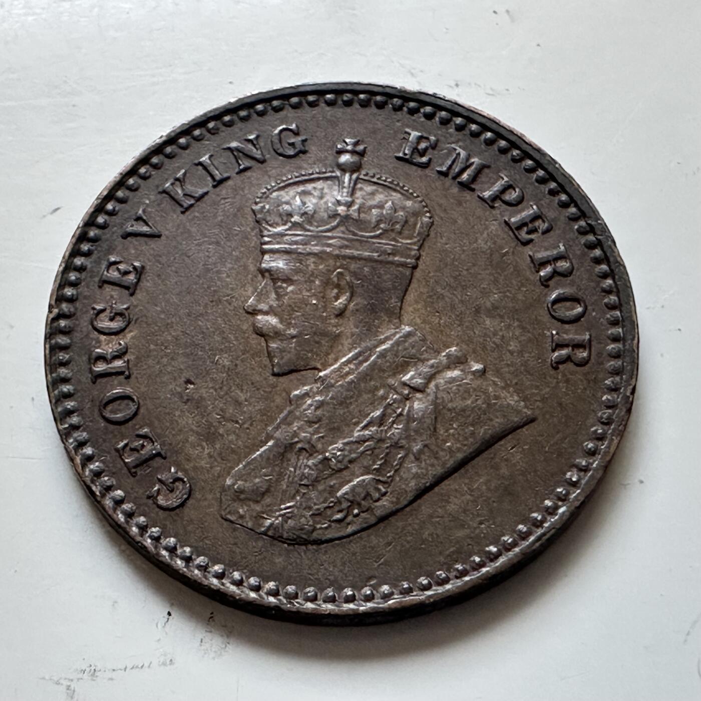 🌹外币初藏🌹🐯2025年第139场  每周二四六晚8️⃣点 接代拍 英属印度1912年1/12安娜铜币