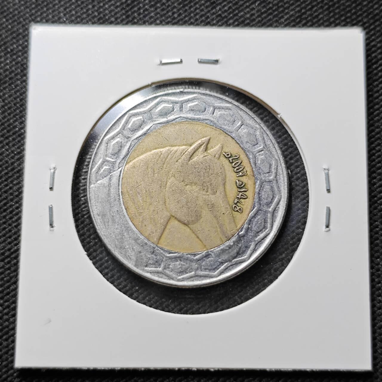 KK钱币收藏小铺 第376期  2月预留时间 周末发货  阿尔及利亚100第纳尔