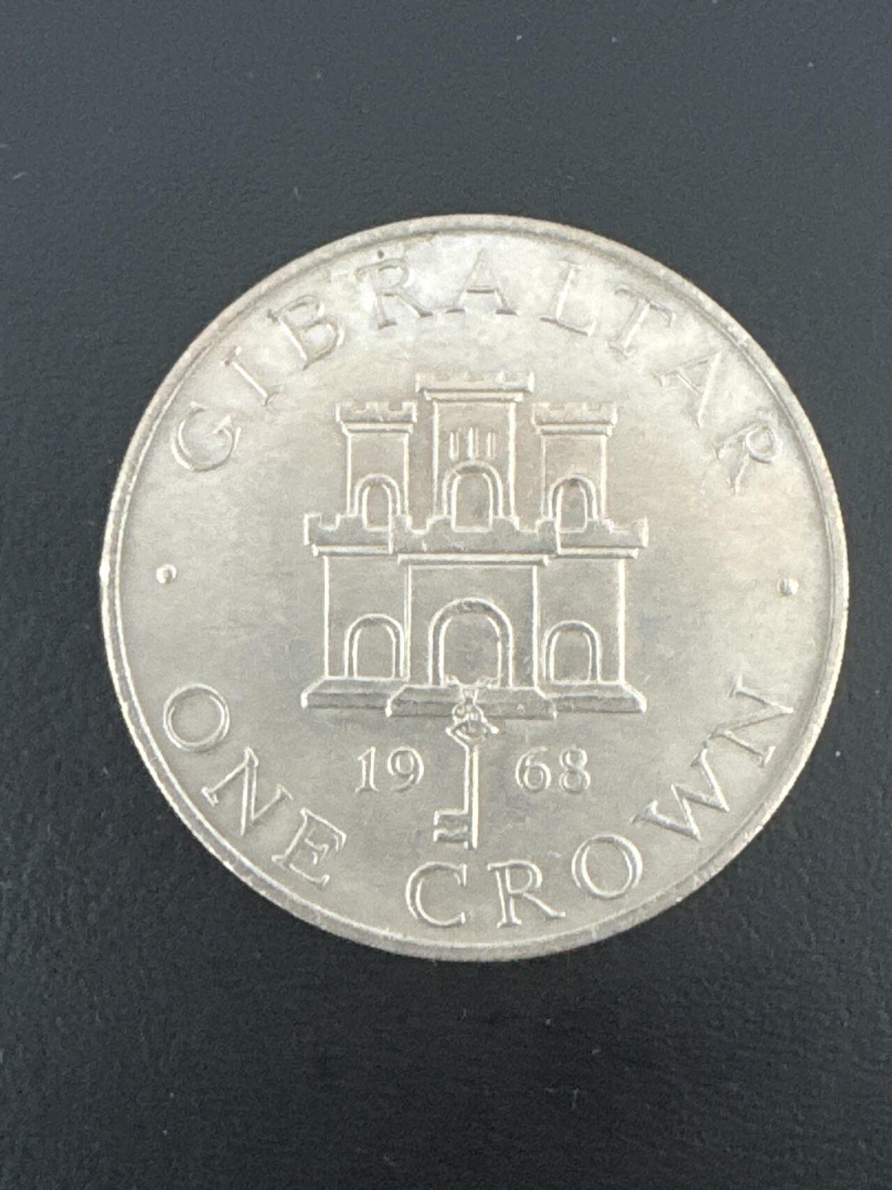 ❤️【币观天下】❤️ 第334期钱币拍卖- 2025.12.12周五晚上6点半场-长期征集拍品 直布罗陀1968年1元镍质纪念币