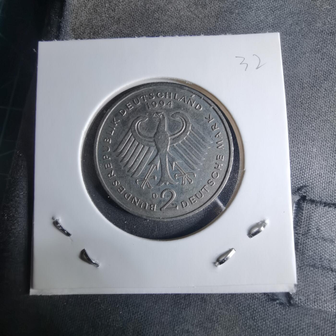 沼泽如烟--第926场 德国1994年2马克