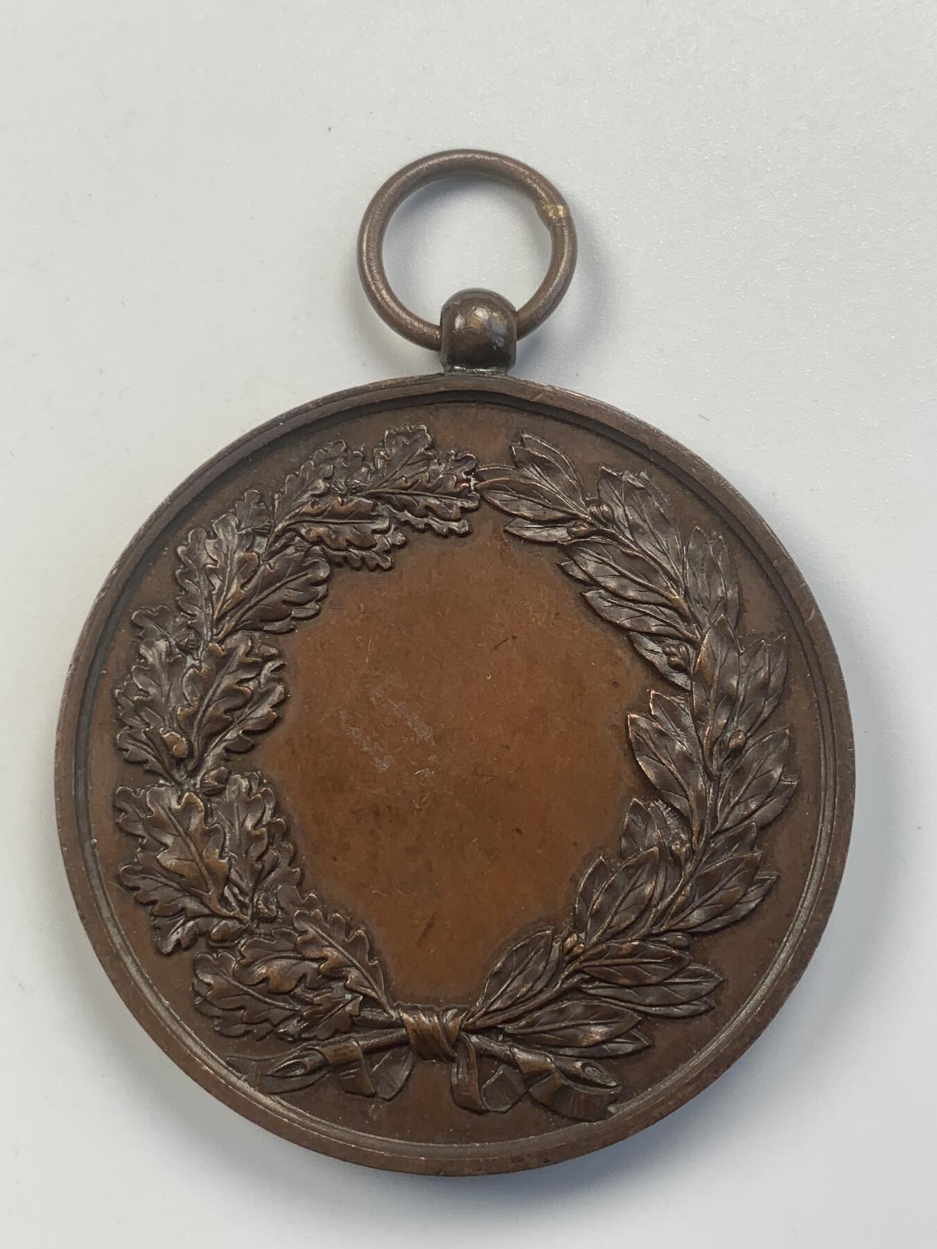 掌中浮雕-藏着的欧洲第045场 法国体操比赛铜奖章，51mm，60.4g