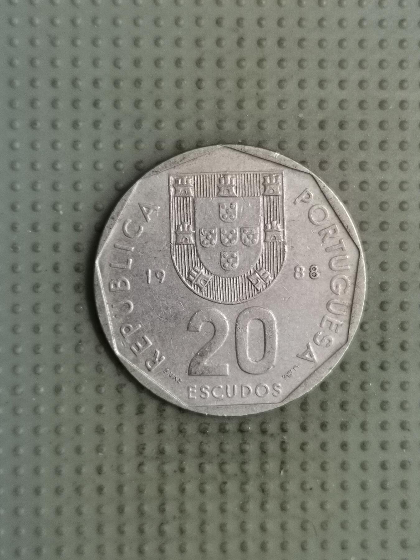 2025年第137场各国散币拍卖（总第137场） 葡萄牙1988年20埃斯库多