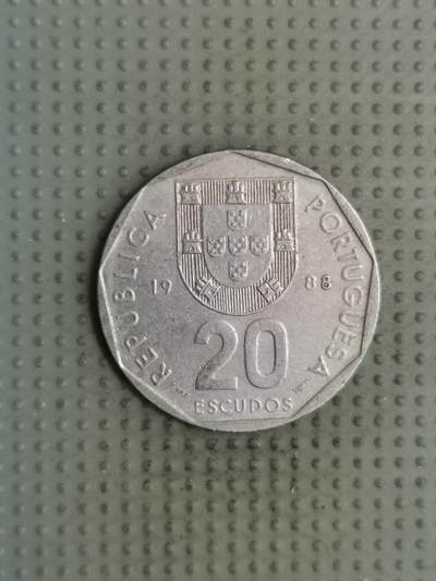 2025年第137场各国散币拍卖（总第137场） - 葡萄牙1988年20埃斯库多