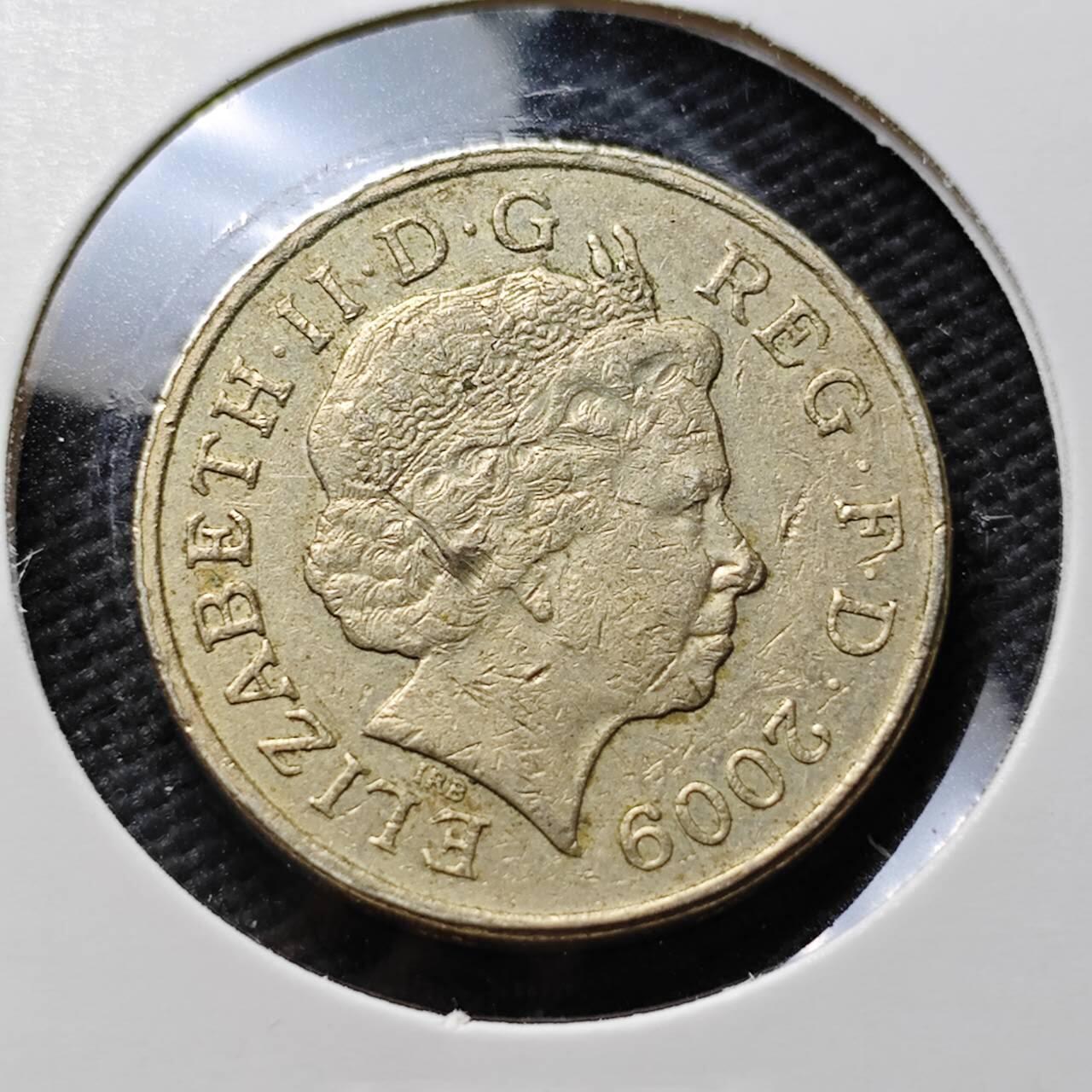 KK钱币收藏小铺 第377期  2月预留时间 周末发货  英国1镑 盾