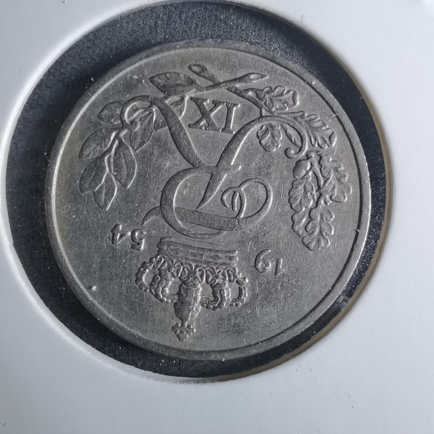 沼泽如烟--第926场 丹麦1954年25欧尔