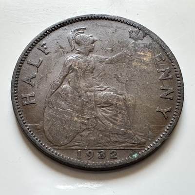 🌹外币初藏🌹🐯2025年第139场  每周二四六晚8️⃣点 接代拍 - 英国1932年半便士