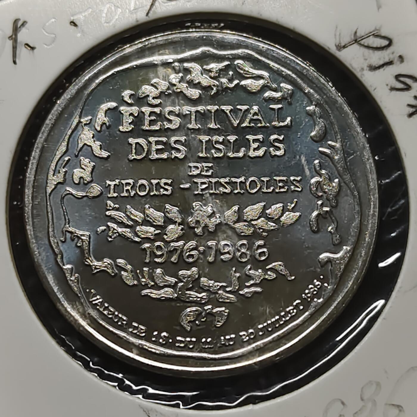 【全场包邮】纯粹捡漏拍484场（免费代拍第21场） 【代币】加拿大1986年岛屿节十周年1元纪念代币