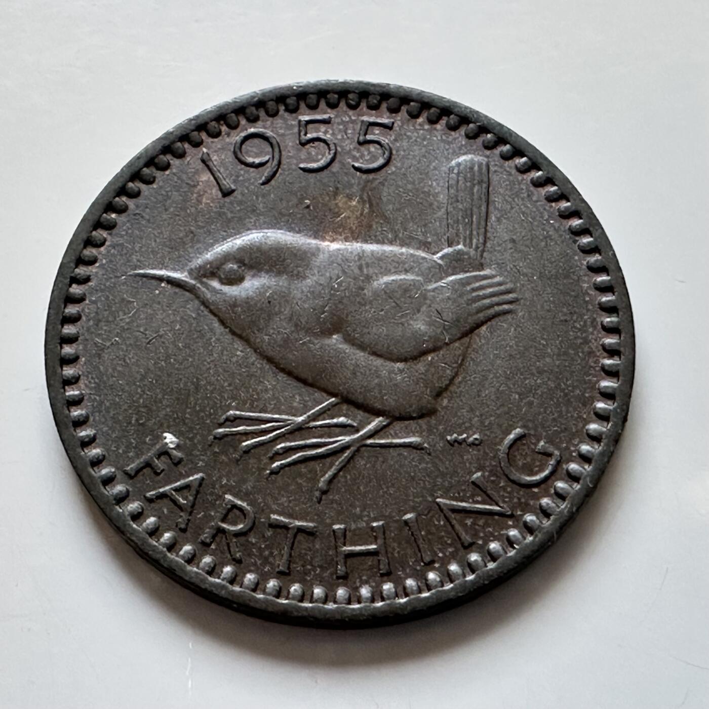 🌹外币初藏🌹🐯2025年第139场  每周二四六晚8️⃣点 接代拍 英国1955年一法新 