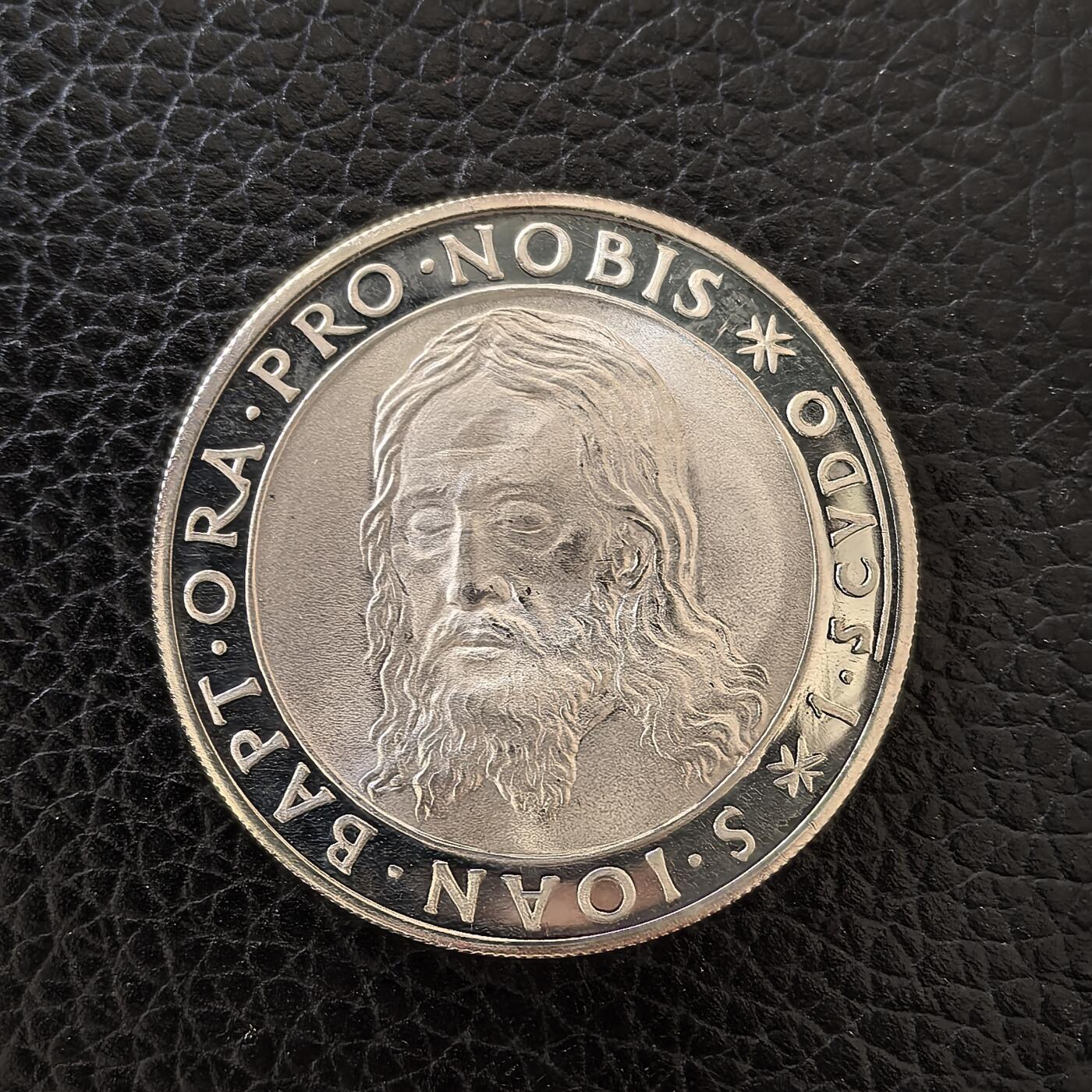 道一币馆币章第一百五十九场 马耳他骑士团1964年耶稣圣像1斯库多精制银币 12g 986S 5000