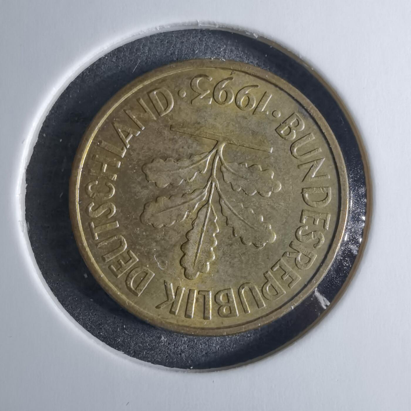 沼泽如烟--第926场 德国1993年5芬尼