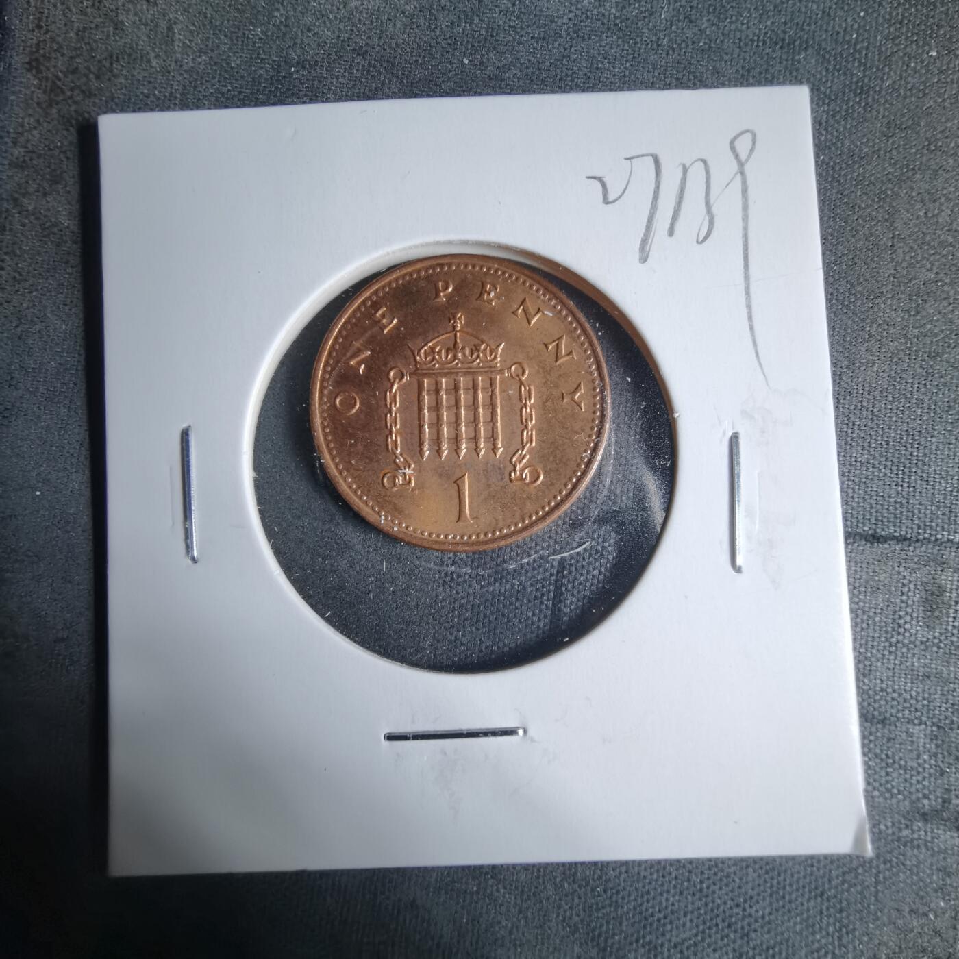 沼泽如烟--第927场 英国1993年1便士