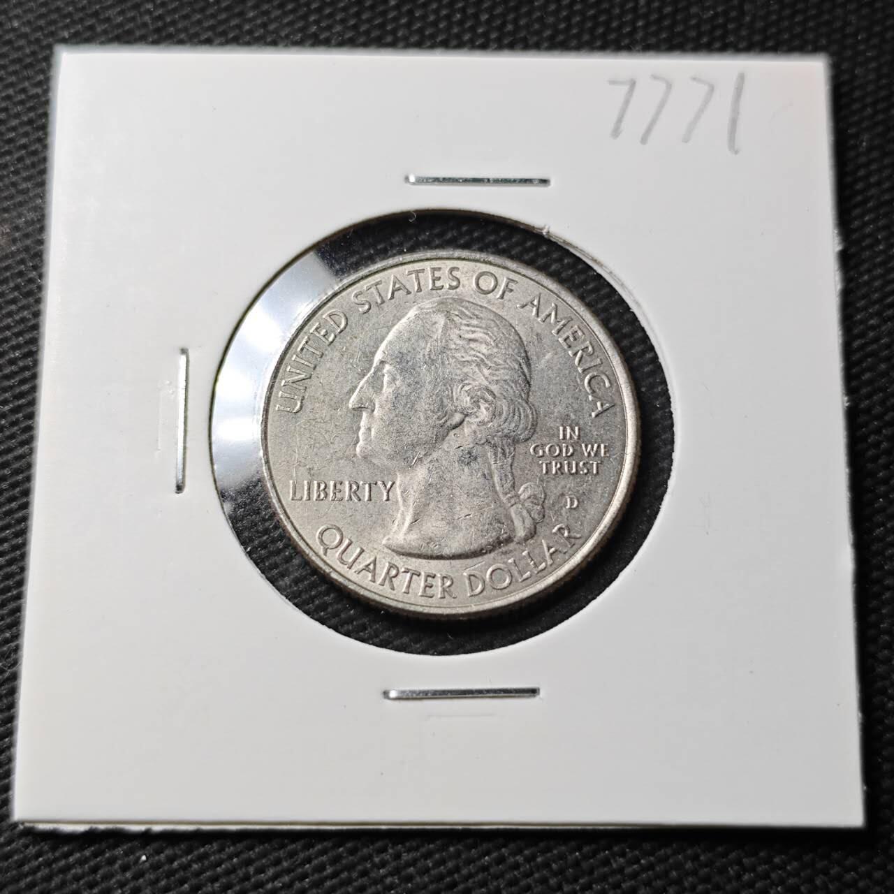 KK钱币收藏小铺 第377期  2月预留时间 周末发货  美国25分纪念币