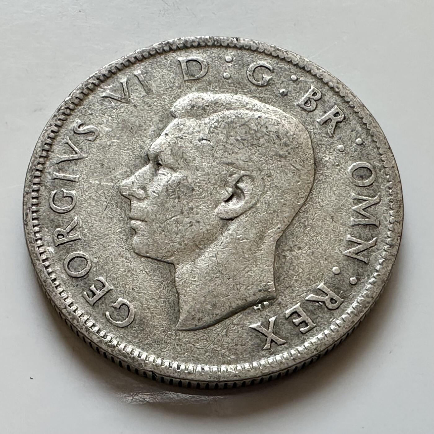 🌹外币初藏🌹🐯2025年第139场  每周二四六晚8️⃣点 接代拍 英国1942年 2先令银币