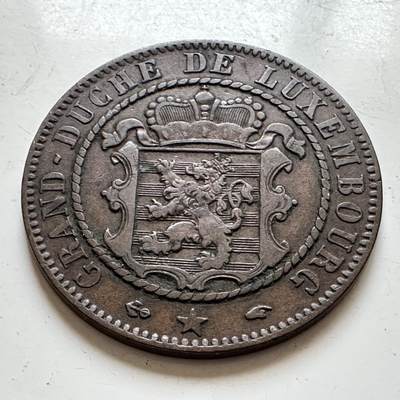 🌹外币初藏🌹🐯2025年第139场  每周二四六晚8️⃣点 接代拍 - 卢森堡1860年10分 品相好