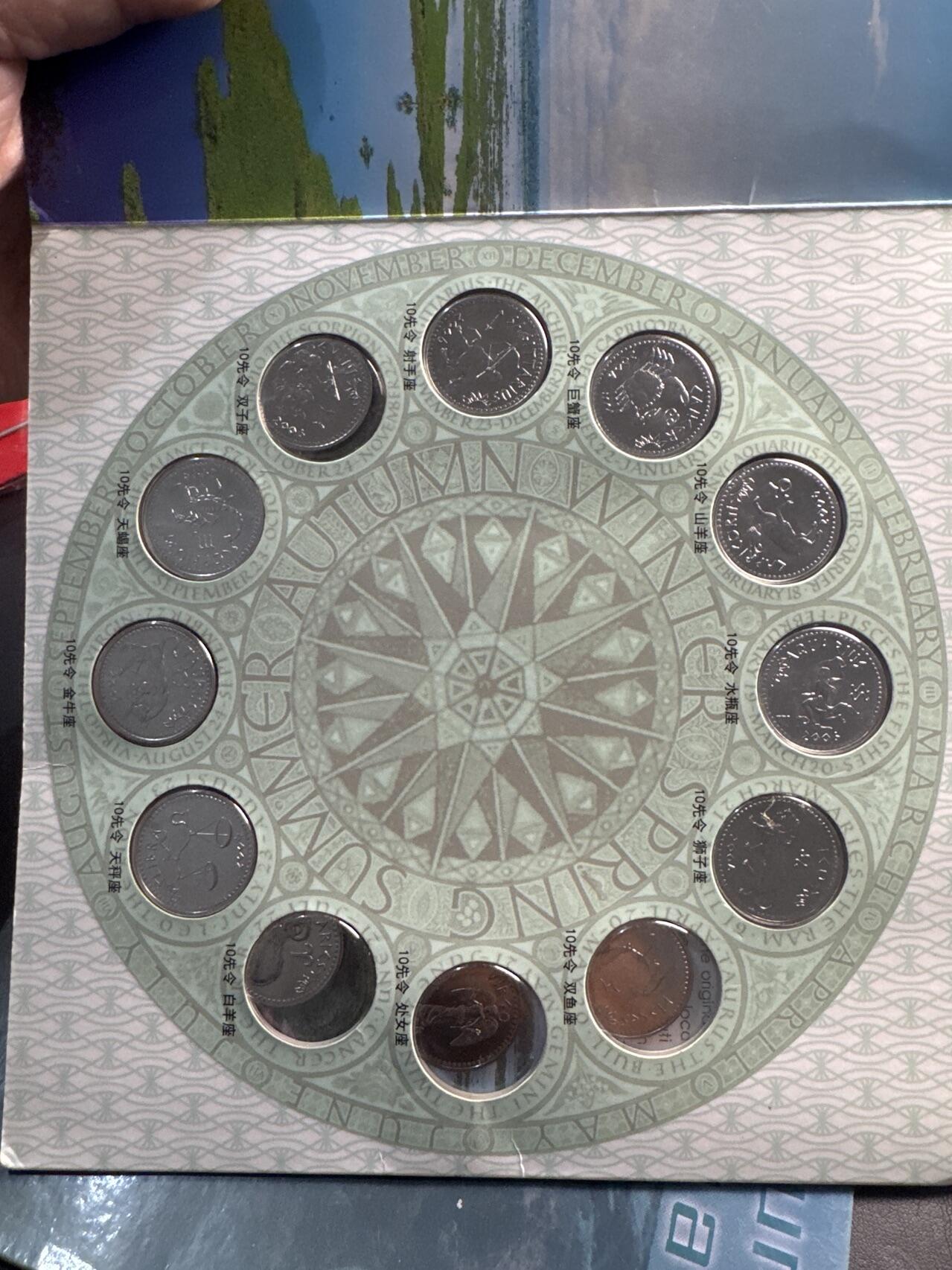 ❤️【币观天下】❤️ 第334期钱币拍卖- 2025.12.12周五晚上6点半场-长期征集拍品 索马里兰12星座12枚卡装纪念币