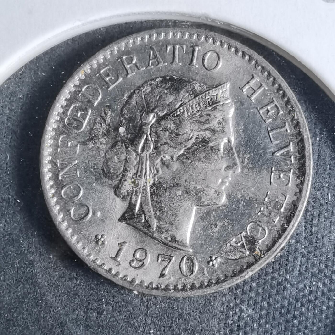 沼泽如烟--第927场 瑞士1970年五分