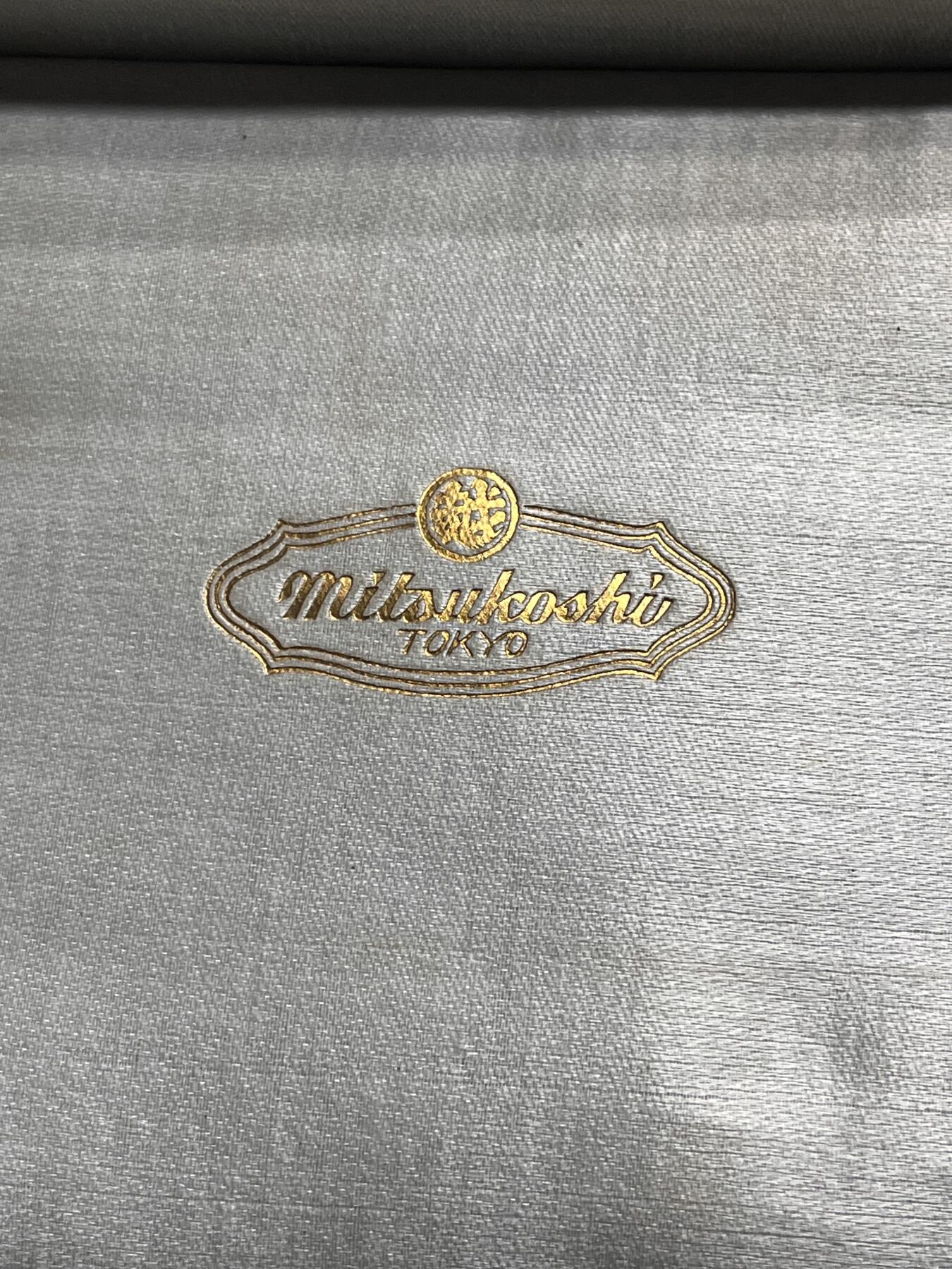 海外回流精品拍卖12.14 原盒全新日本三越款老纯银盘一对