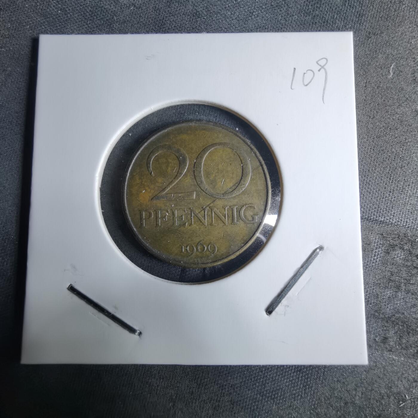 沼泽如烟--第926场 东德1969年20芬尼