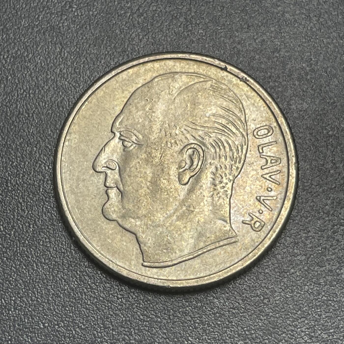 回流1215 挪威1970年1克朗 马🐎