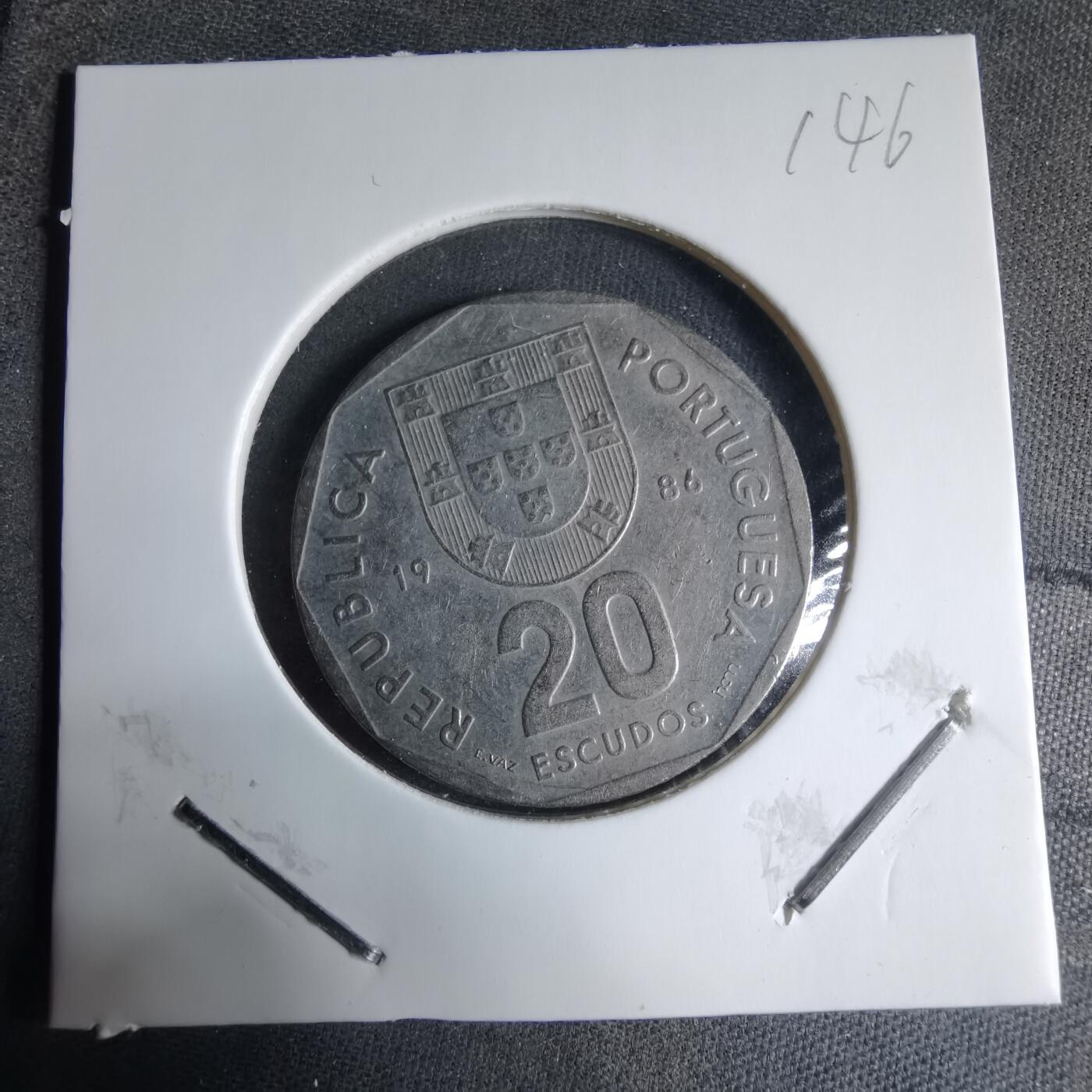 沼泽如烟--第926场 葡萄牙1986年20埃斯库多