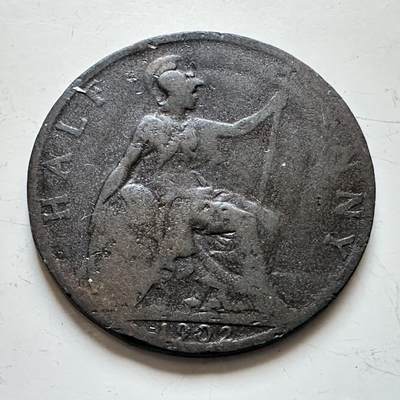 🌹外币初藏🌹🐯2025年第139场  每周二四六晚8️⃣点 接代拍 - 英国1902年半便士