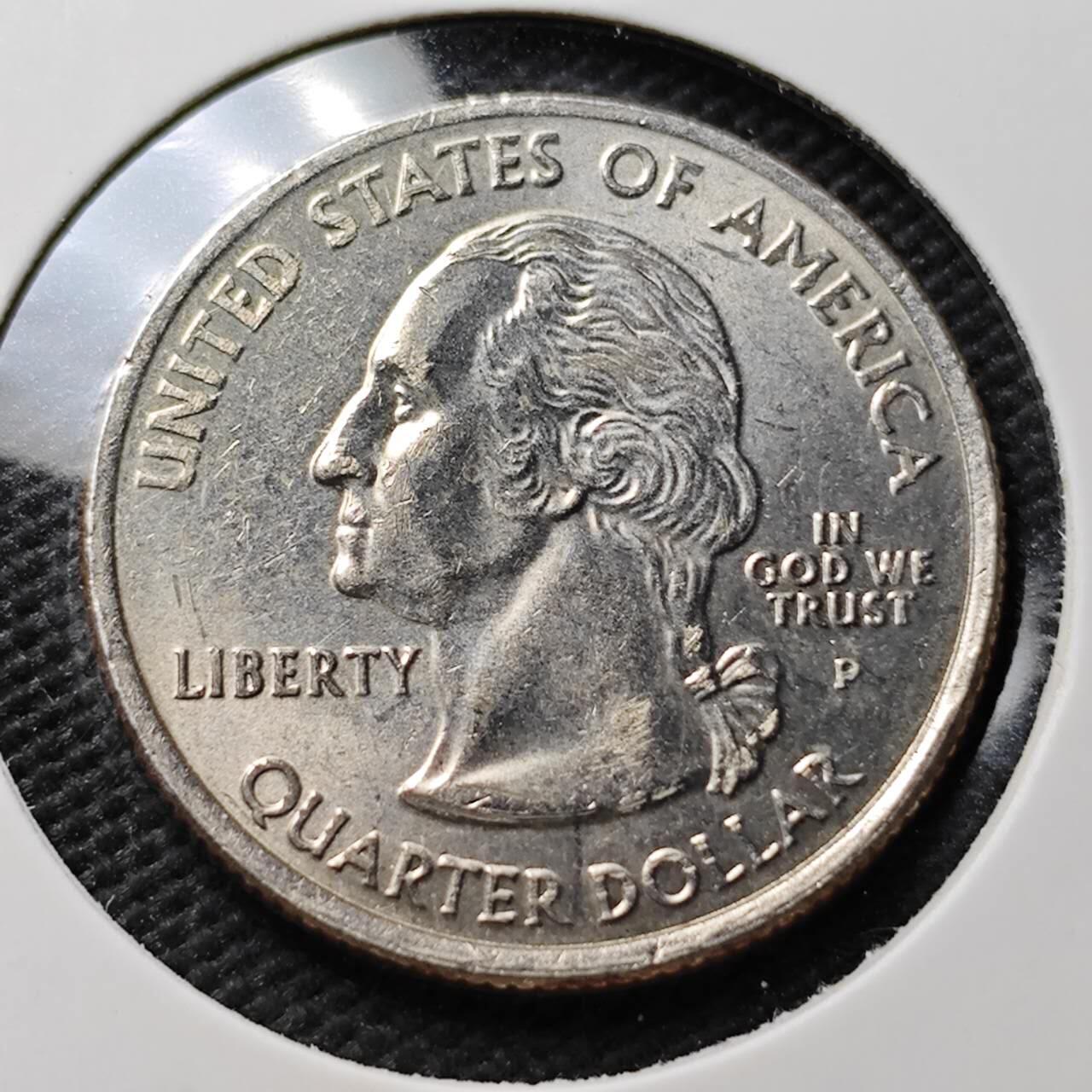 KK钱币收藏小铺 第377期  2月预留时间 周末发货  美国25分纪念币