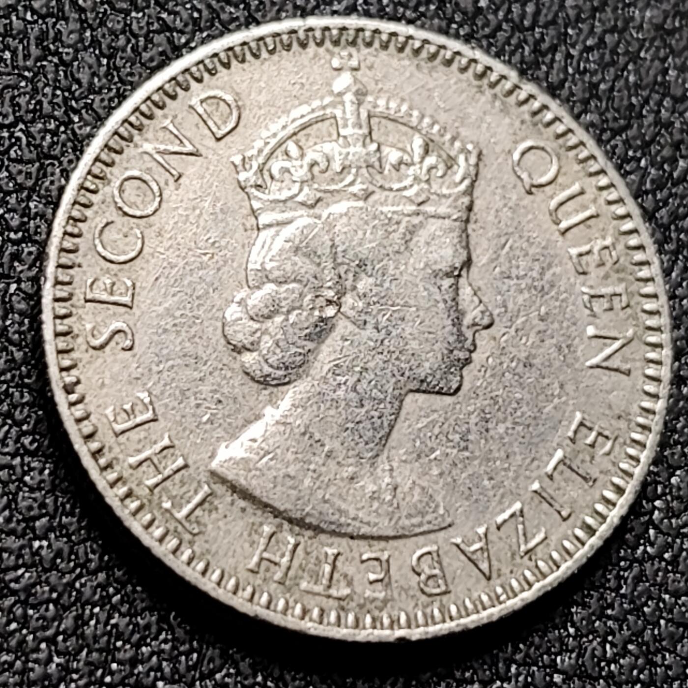 泉币菌-第143场-精品福利场 英属塞舌尔1960年25分 19mm 