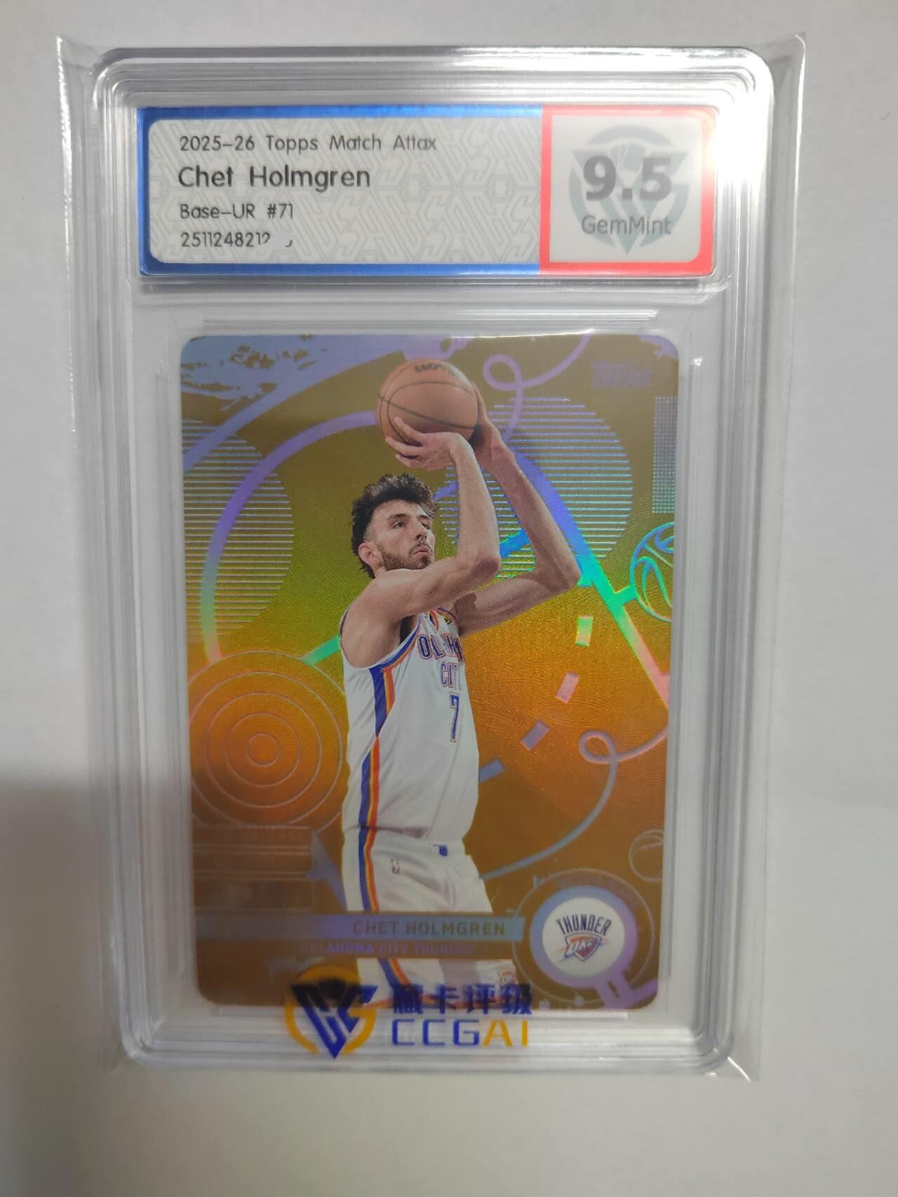 雷霆队 切特 霍姆格伦