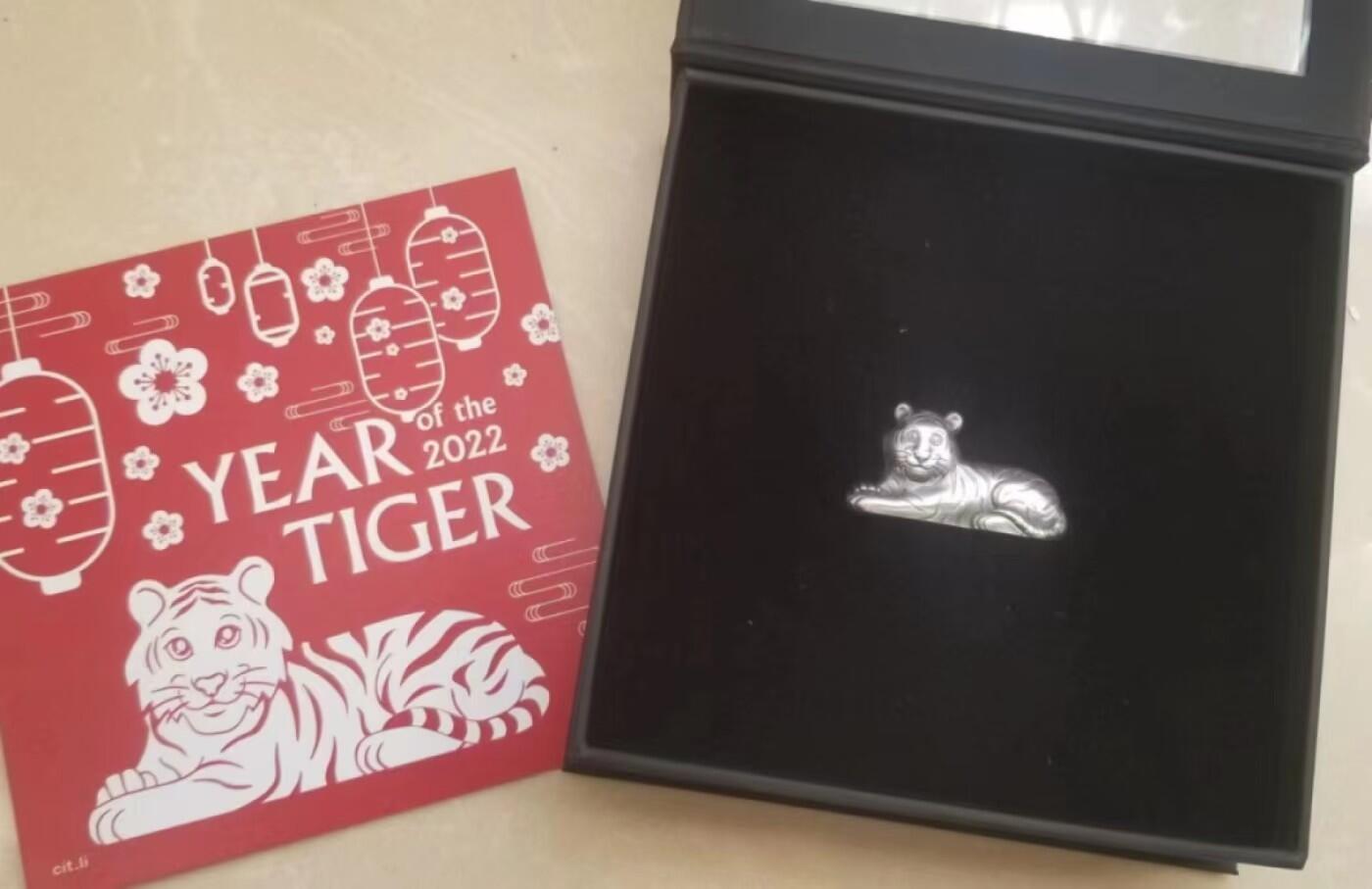 ❤️【币观天下】❤️ 第334期钱币拍卖- 2025.12.12周五晚上6点半场-长期征集拍品 蒙古2022年老虎1盎司象形银币带证书包装