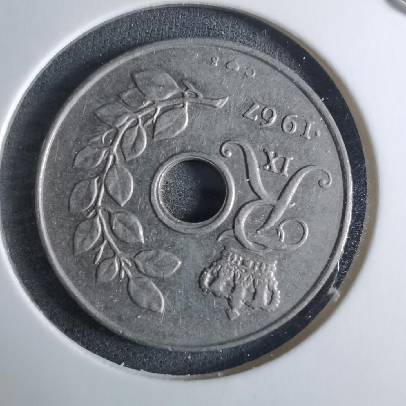 沼泽如烟--第926场 丹麦1967年25欧尔