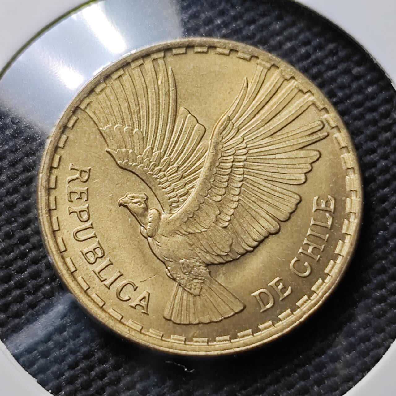 KK钱币收藏小铺 第377期  2月预留时间 周末发货 1970智利2分铜币 好品 