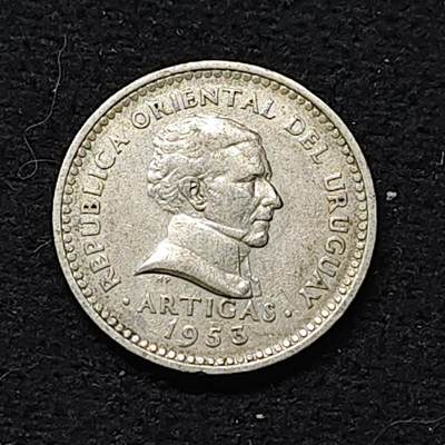 【全场包邮】纯粹捡漏拍484场（免费代拍第21场） - 乌拉圭1953年5分-乌拉圭独立之父何塞·杰尔瓦西奥·阿蒂加斯