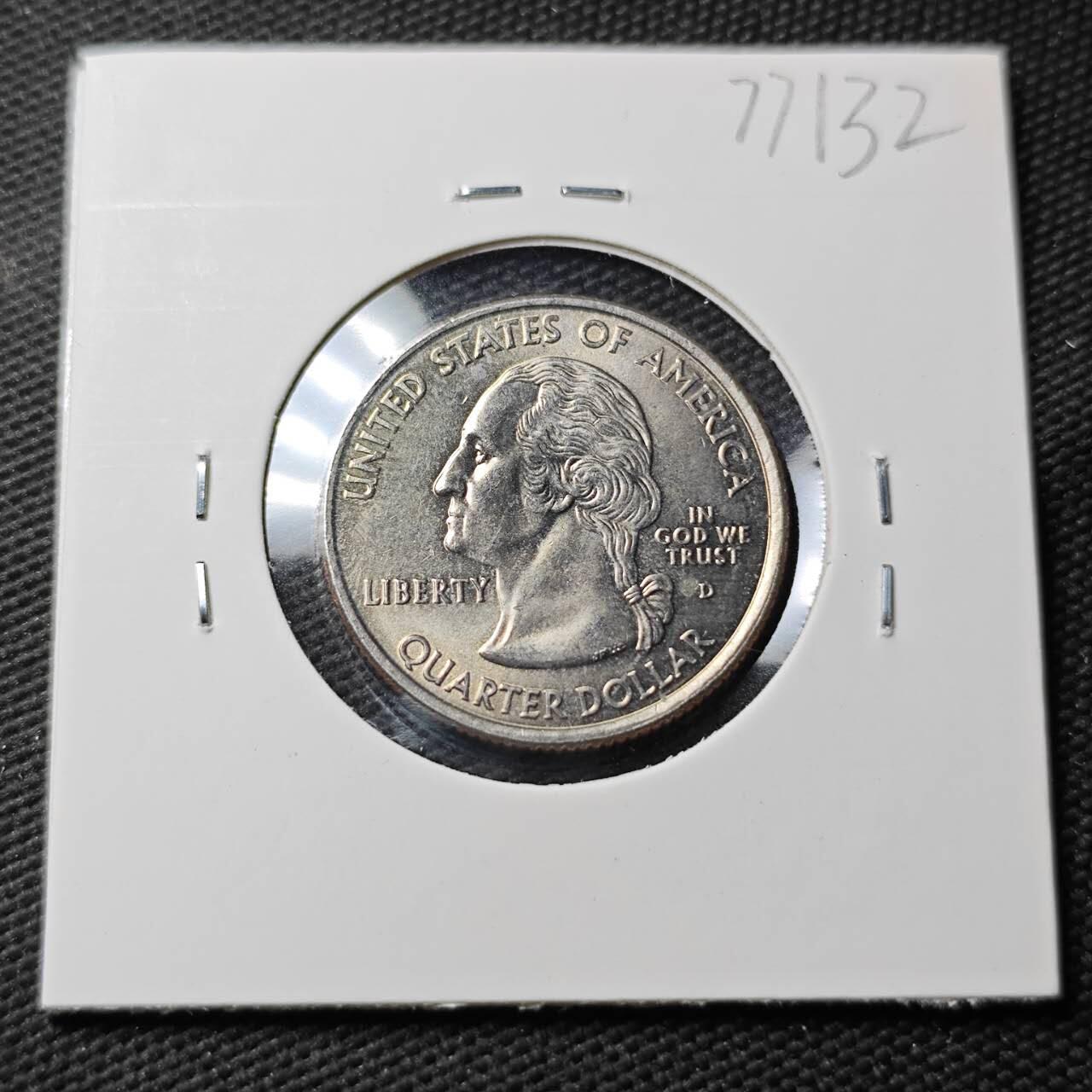 KK钱币收藏小铺 第377期  2月预留时间 周末发货  美国25分纪念币 好品