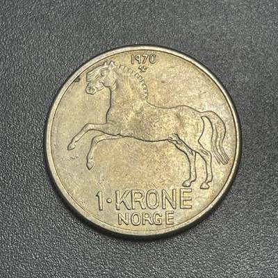 回流1215 - 挪威1970年1克朗 马🐎