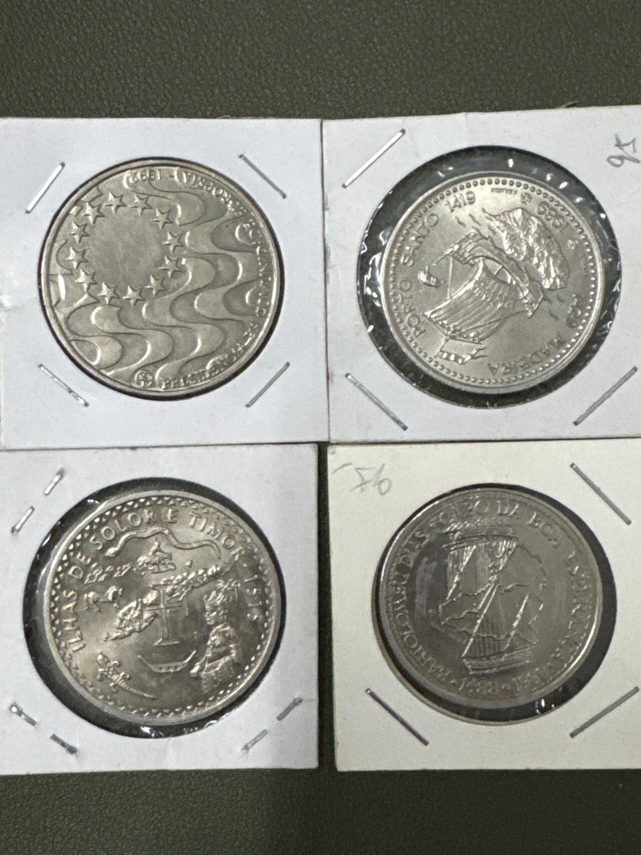 ❤️【币观天下】❤️ 第334期钱币拍卖- 2025.12.12周五晚上6点半场-长期征集拍品 葡萄牙纪念币镍币8枚