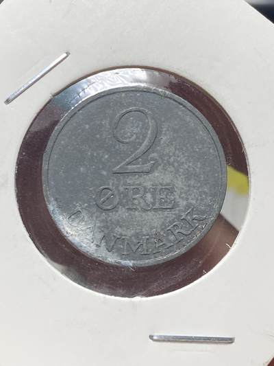 2025年第一百三十五场(总第一百六十一场）外国好品纸夹散币场(免佣金) - 丹麦🇩🇰1967年2欧尔(弗雷德里克九世第二版，C; S版)