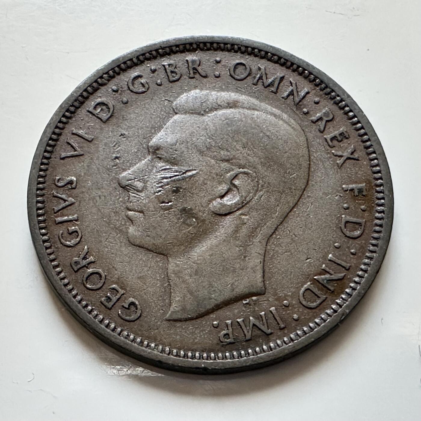 🌹外币初藏🌹🐯2025年第139场  每周二四六晚8️⃣点 接代拍 英国1937年半便士