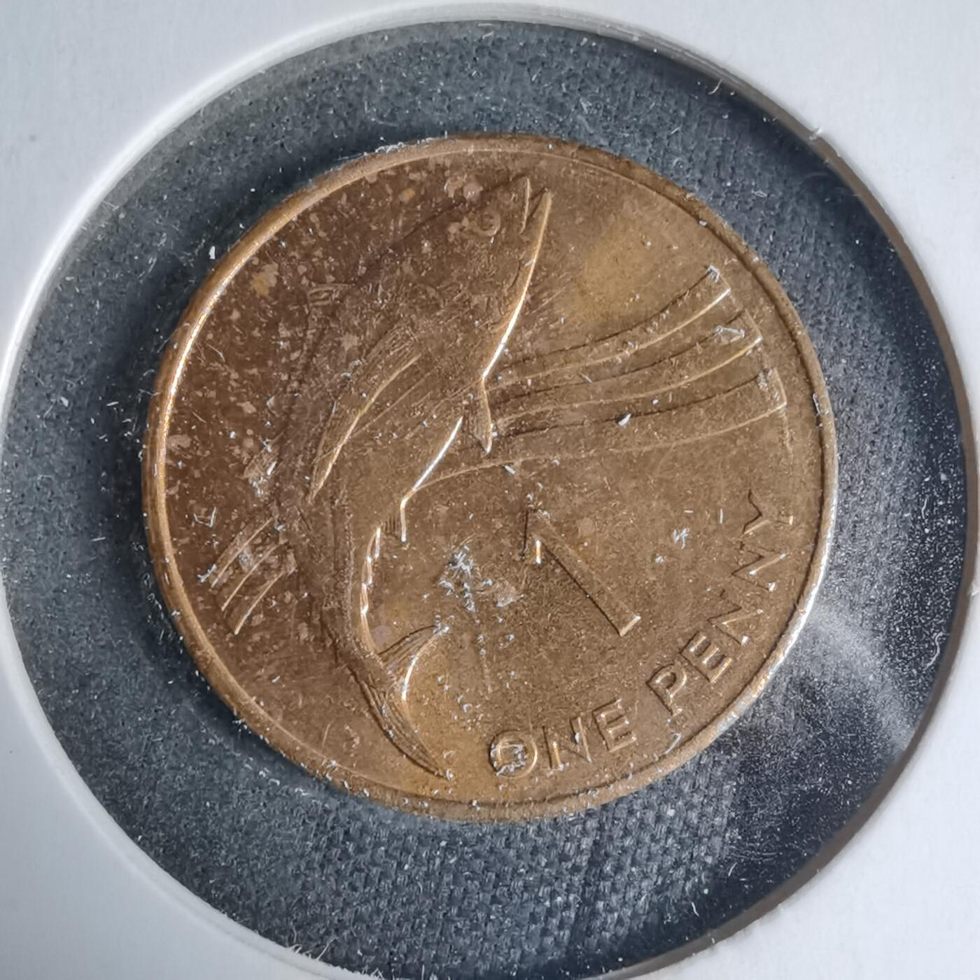 沼泽如烟--第927场 圣赫勒拿1991年1便士