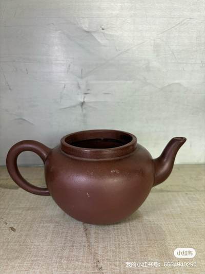 包老紫砂壶一把没有盖子其他完好 - 包老紫砂壶一把没有盖子其他完好