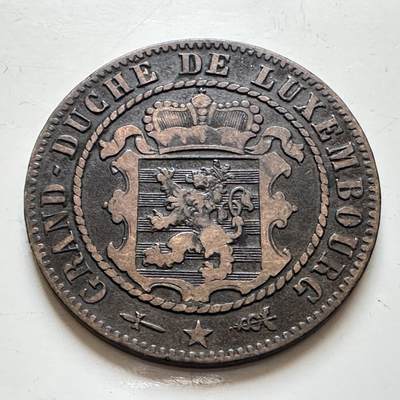 🌹外币初藏🌹🐯2025年第139场  每周二四六晚8️⃣点 接代拍 - 卢森堡1870年10分