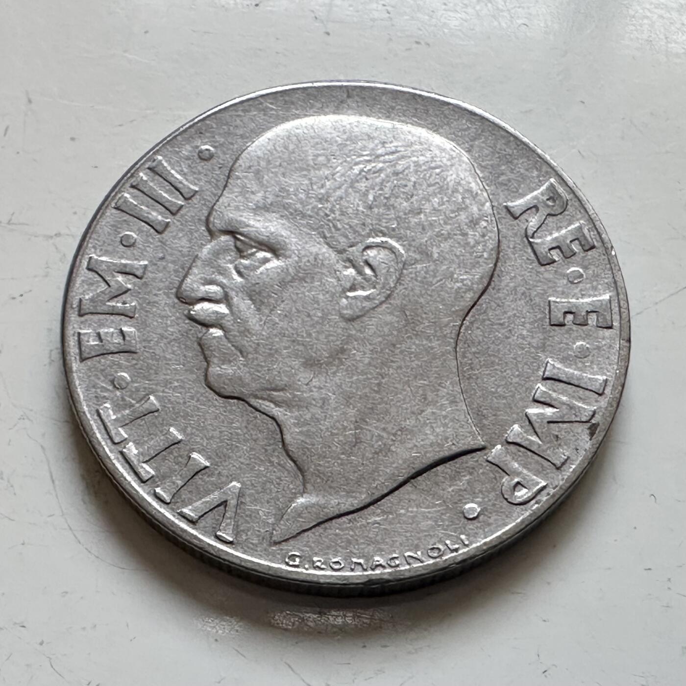 🌹外币初藏🌹🐯2025年第139场  每周二四六晚8️⃣点 接代拍 意大利1941年20分