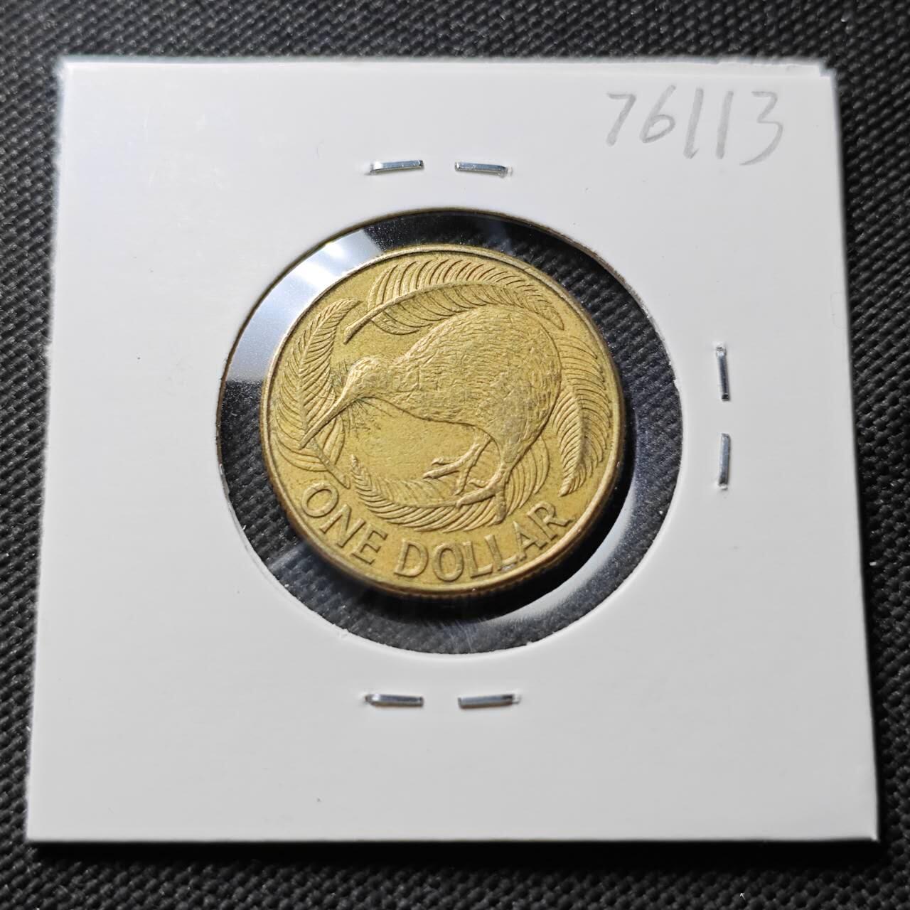 KK钱币收藏小铺 第376期  2月预留时间 周末发货  新西兰1元