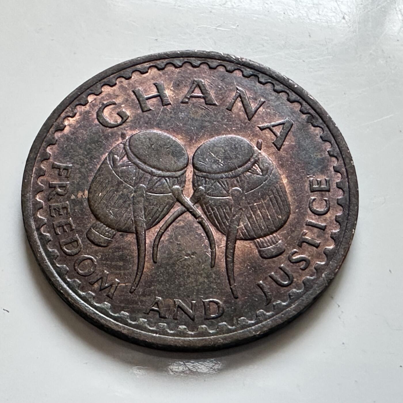 🌹外币初藏🌹🐯2025年第139场  每周二四六晚8️⃣点 接代拍 加纳1967年1/2比赛瓦