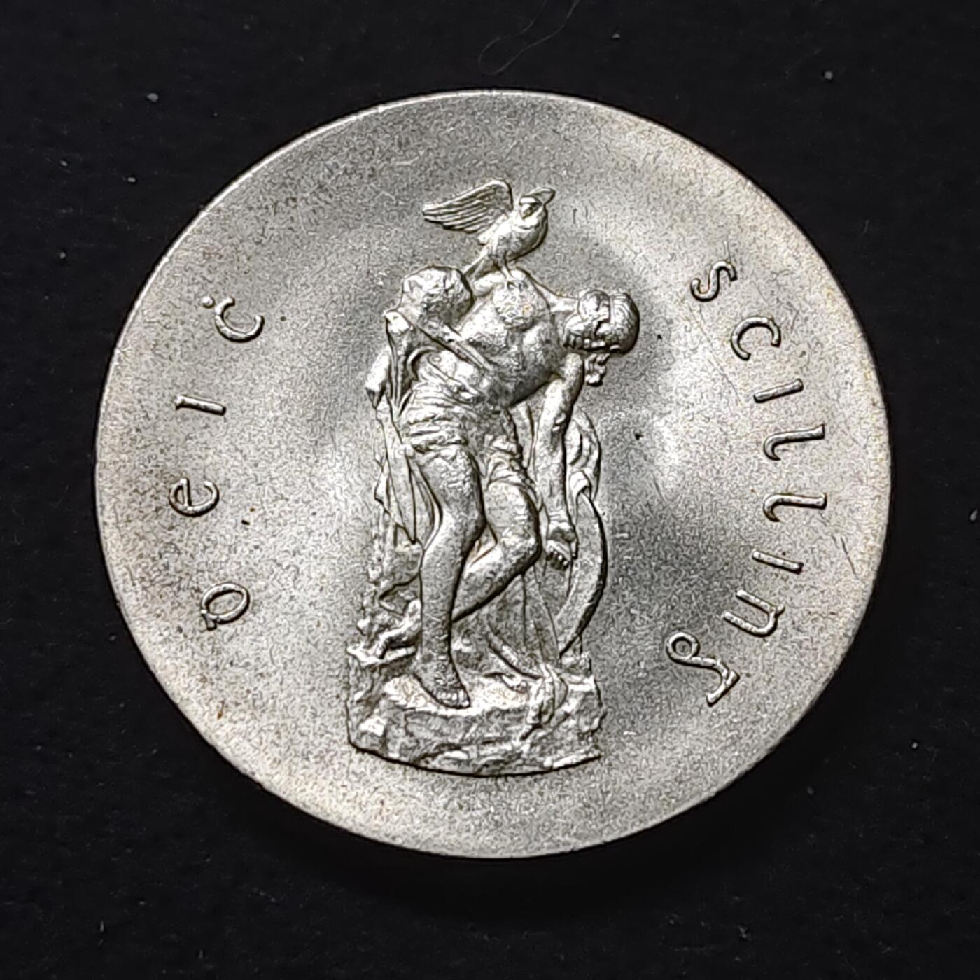 【全场包邮】纯粹捡漏拍485场（免费代拍第22场） 爱尔兰1966年10先令复活节起义50周年（30.5毫米18.14克）纪念银币