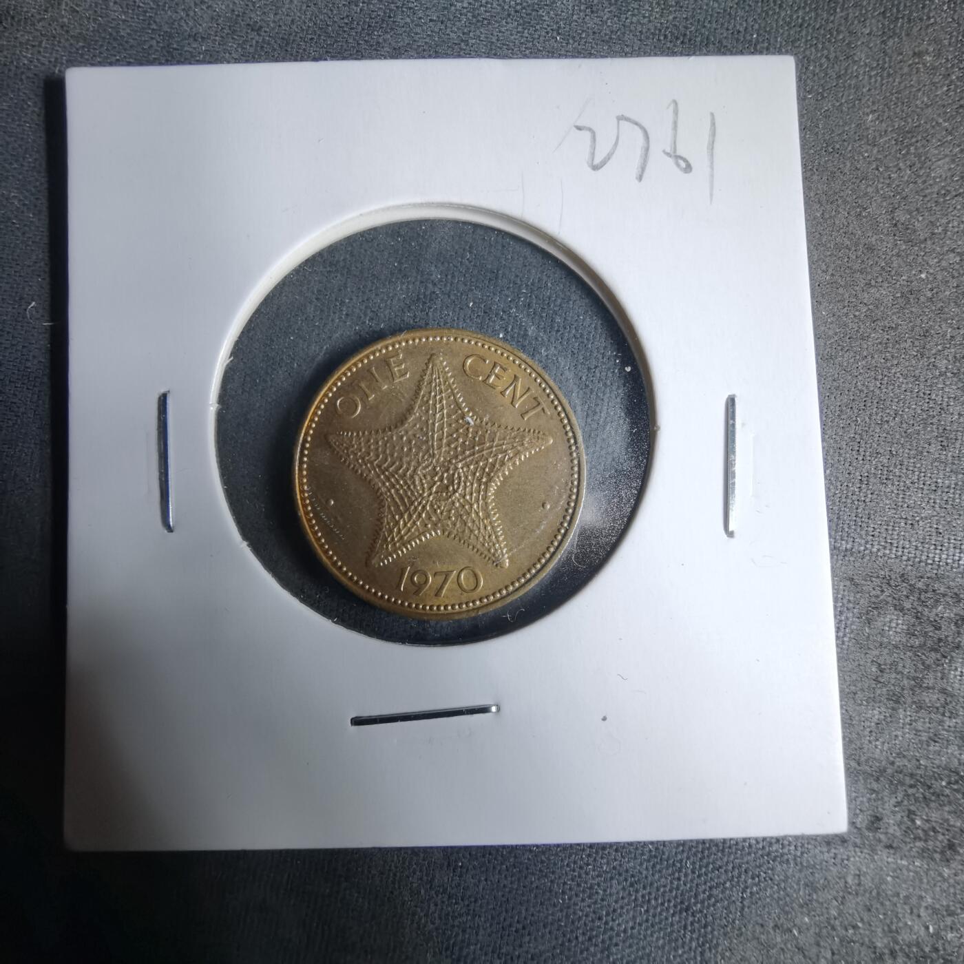 沼泽如烟--第927场 巴哈马1970年一分