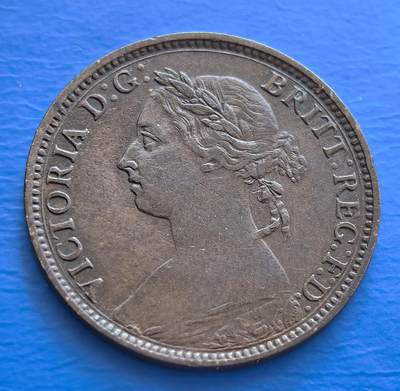 外国优质老铜币银币持续添加中，周六九点倒数截拍，满百包邮，可寄存半年，喜欢朋友微信扫描二维码可直接参拍 - 极美品英国维多利亚女皇1891年法新