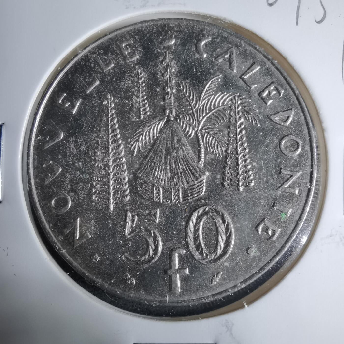 沼泽如烟--第927场 法属新喀里多尼亚1987年50法郎