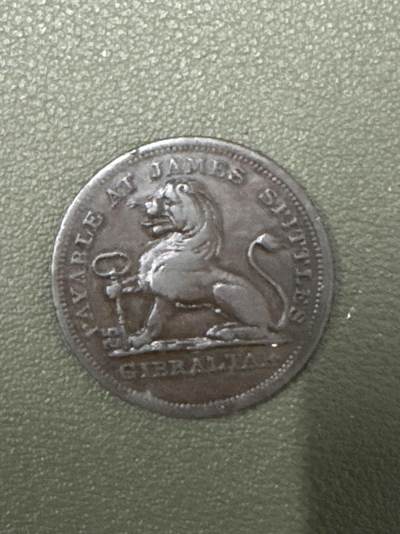 ❤️【币观天下】❤️ 第334期钱币拍卖- 2025.12.12周五晚上6点半场-长期征集拍品 - 直布罗陀1820年铜币好品